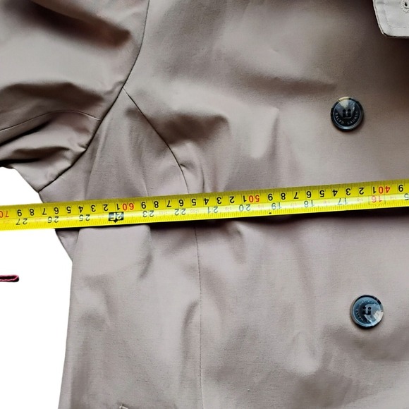 NWT Lauren Ralph Lauren Womens Trench Coat  2XL Tan Color Double Breasted Belted - Picture 4 of 8